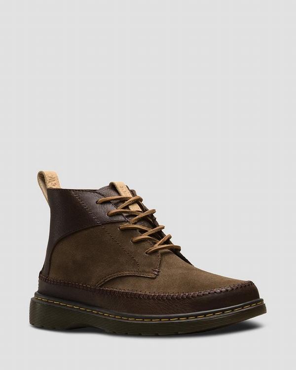 Dr Martens Pánské Chukka Boty Flloyd Tmavě Hnědé, CZ-852473